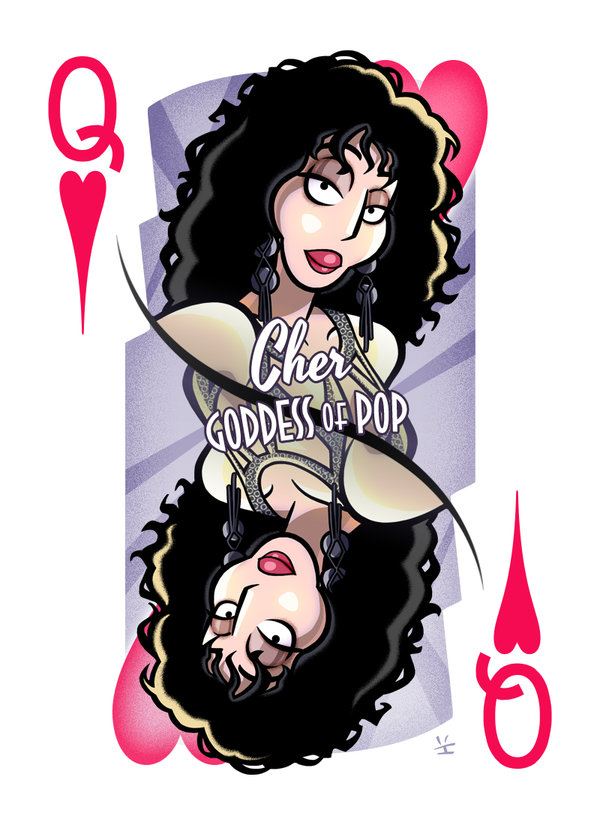 Cher-queen-of-hearts-by-Inkjava
