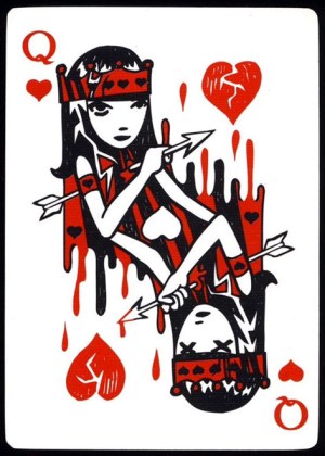 Emily-the-Strange-Playing-Cards-Queen-of-Hearts