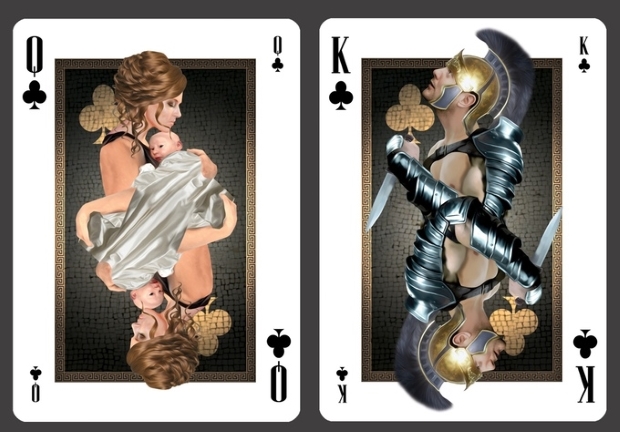 Pompeii-Playing-Cards-by-RJ-Tomlinson-Clubs