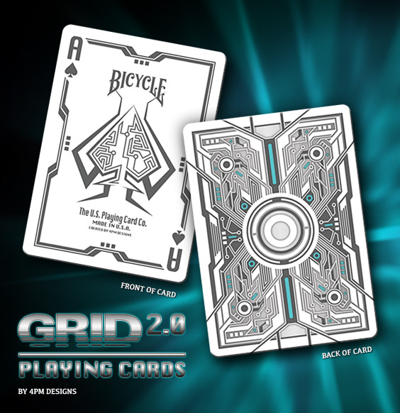 Kickstarter: GRID 2.0 Bicycle Playing Cards by 4PM DESIGNS 