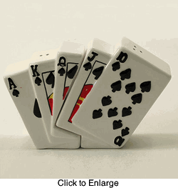 Royal-Straight-Flush-Playing-Cards-Salt-&-Pepper-Shakers