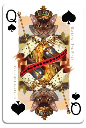 Cats-Royale-Playing-Cards-by-Gerad-Taylor-Queen-of-Spades