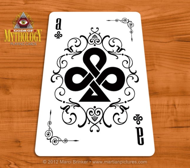 Gods_of_Mythology_Playing_Cards_Ace_of_Clubs