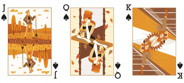 Royal-Seasons-Playing-Cards-Spades-Fall-Jack-Queen-King