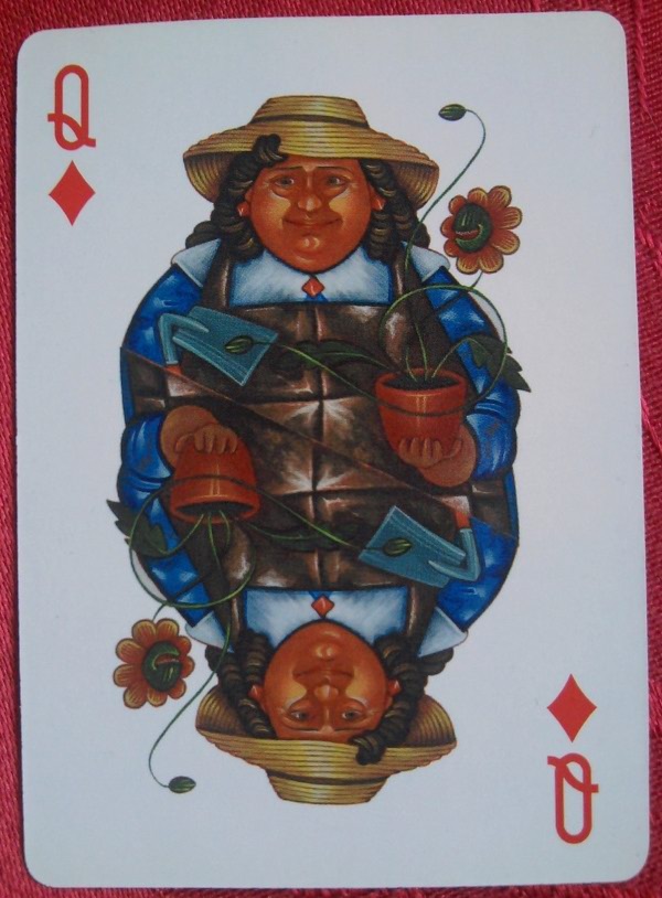 Hogwarts-Staff-Wizarding-Playing-Cards-Queen-of-Diamonds-by-Roman-Shemayev