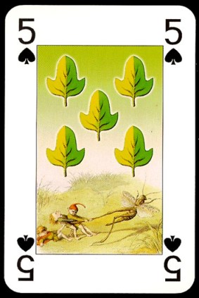 Lo_Scarabeo_The_Fairy_People_The_Five_of_Spades
