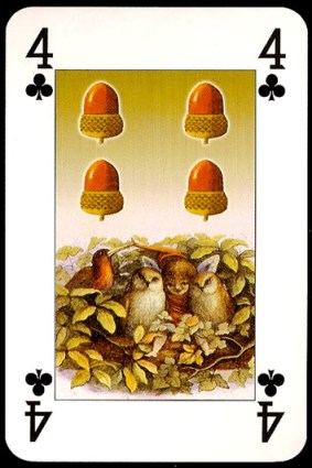 Lo_Scarabeo_The_Fairy_People_The_Four_of_Clubs