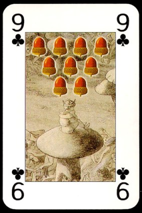 Lo_Scarabeo_The_Fairy_People_The_Nine_of_Clubs