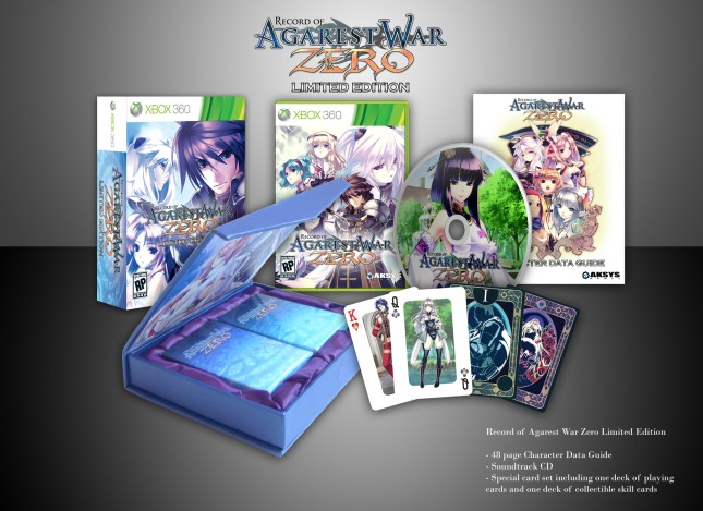 Agarest Generations_of_War_Zero_Playing_Cards