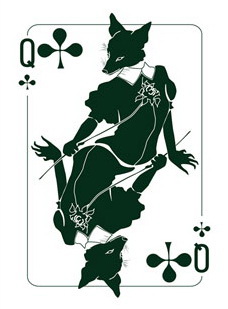 Binth_Joker_Playing_Cards_The_Queen_of_Clubs