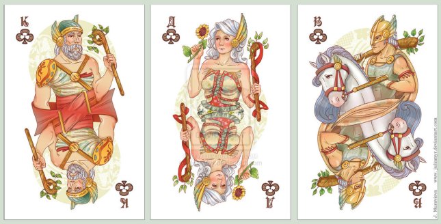 JuliaMyr_Playing_Cards_Court_Cards_Clubs