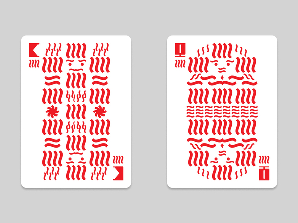 Paul_Dersidan_Playing_Cards_Fire_King_Queen