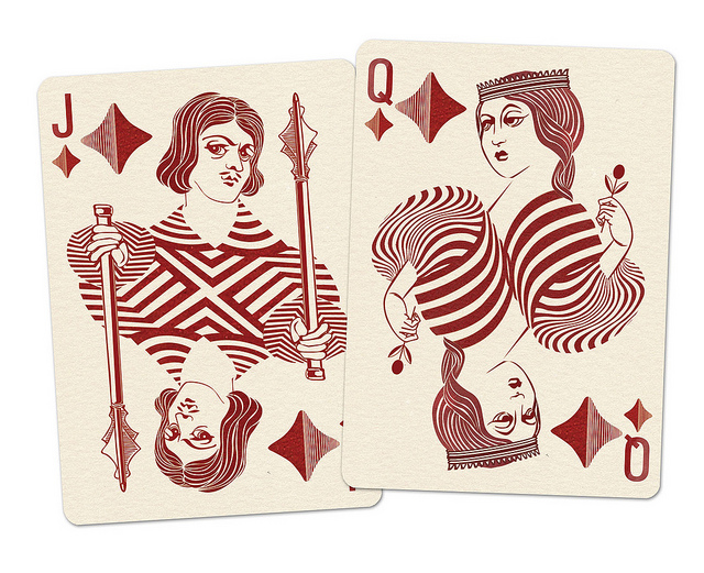 Royal_Optik_Playing_Cards_Jack_Queen_of_Diamonds