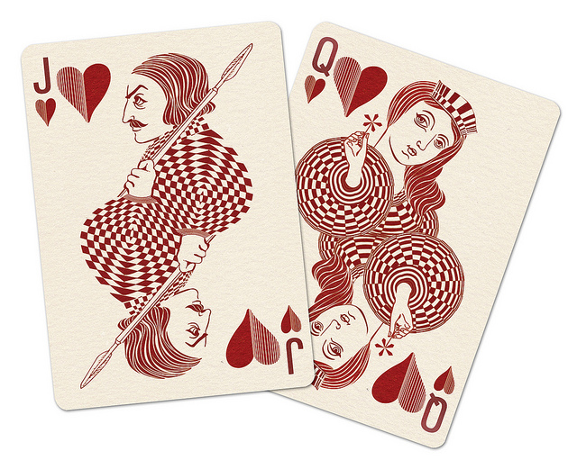 Royal_Optik_Playing_Cards_Jack_Queen_of_Hearts