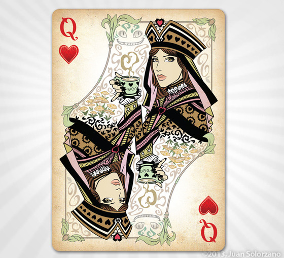 Alice_of_Wonderland_Playing_Cards_Queen_of_Hearts