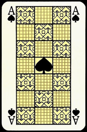 Jugendstil_Art_Nouveau_Playing_Cards_The_Ace_of_Spades