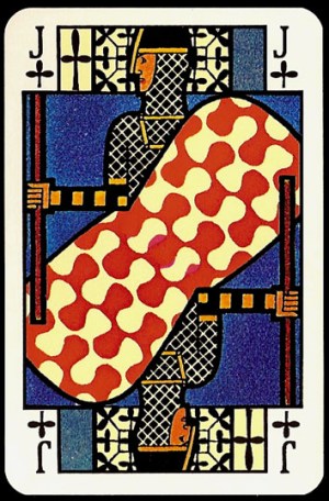 Jugendstil_Art_Nouveau_Playing_Cards_The_Jack_of_Clubs