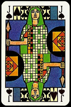Jugendstil_Art_Nouveau_Playing_Cards_The_Jack_of_Spades