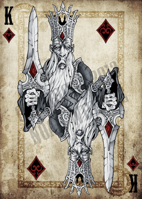 Noah_Wippie_Dark_Arts_Playing_Cards_The_King_of_Diamonds