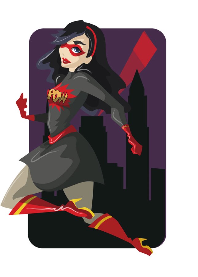 Pin-Up-Playing-Cards-by-Kelsey-Lynn-Cretcher-Queen-of-Diamonds