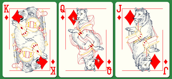 Westeros'_Wildlife_Playing_Cards_Diamonds