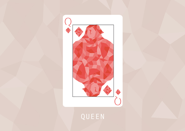 F_Marongiu_Playing_Cards_The_Queen_of_Diamonds