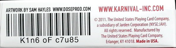 Karnival_Hornets_Playing_Cards_
