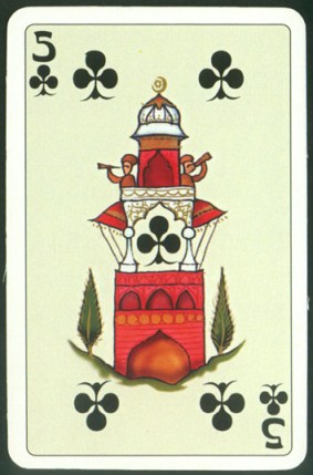 Kashmir_Playing_Cards_Five_of_Clubs