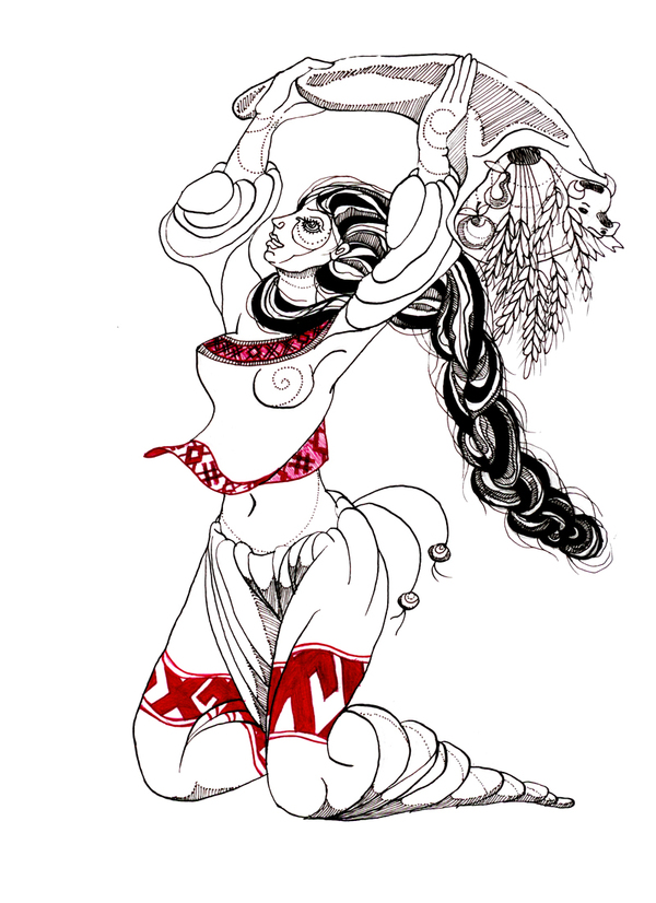 Playing_Cards_by_Anna_Shukhaeva_Queen