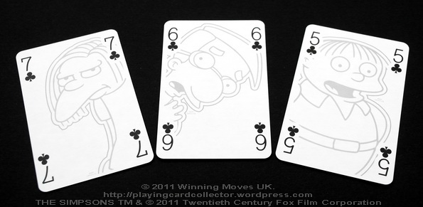 Waddingtons_The_Simpsons_Playing_Cards_Clubs_5_6_7