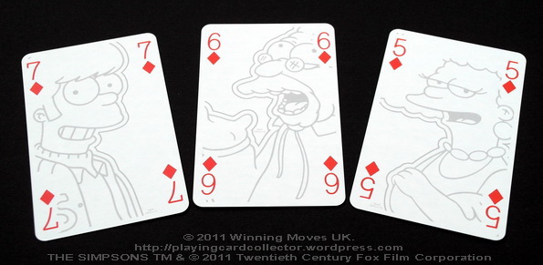 Waddingtons_The_Simpsons_Playing_Cards_Diamonds_5_6_7