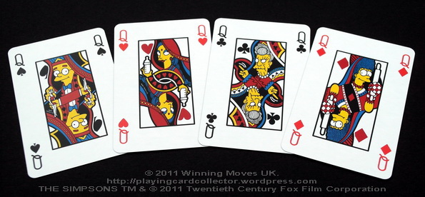 Waddingtons_The_Simpsons_Playing_Cards_Queens