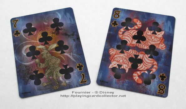 Fournier-Alice-in-Wonderland-Playing-Cards-Clubs-7-8