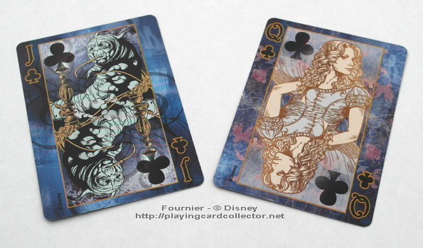 Fournier-Alice-in-Wonderland-Playing-Cards-Clubs-Jack-Queen