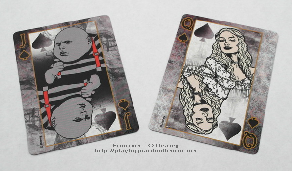 Fournier-Alice-in-Wonderland-Playing-Cards-Spades-Jack-Queen