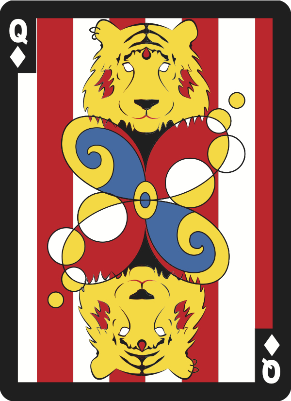 Playing_Cards_by_Kuan-Lin_Chen_Queen_of_Diamonds