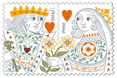 US-stamp-king-and-queen-of-hearts