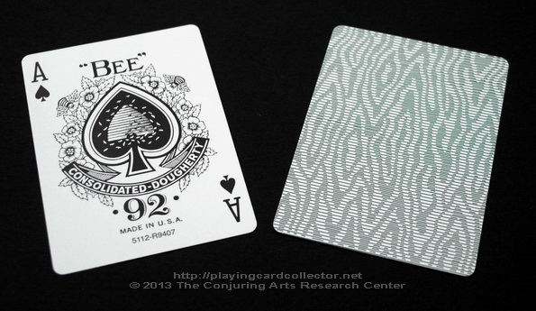 Erdnase-216-Bee-Squeezers-Playing-Cards-Green-Ace-of-Spades