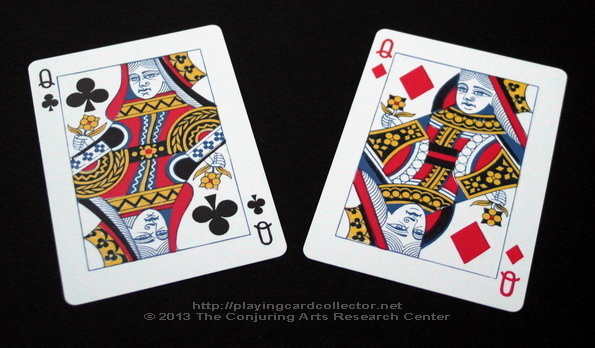 Erdnase-216-Bee-Squeezers-Playing-Cards-Queen-of-Clubs