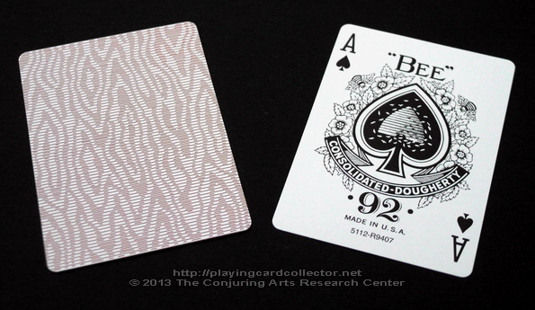 Erdnase-216-Bee-Squeezers-Playing-Cards-Tan-Ace-of-Spades