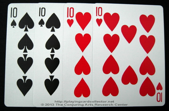 Erdnase-216-Bee-Squeezers-Playing-Cards-Tens-comparison