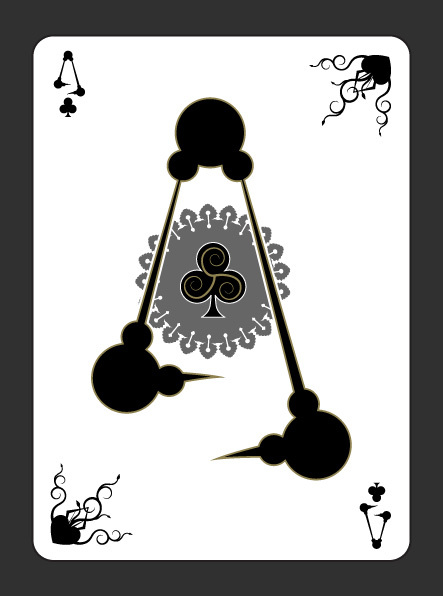 Gothic-Aces-by-Scott-Burdett-Ace-of-Clubs