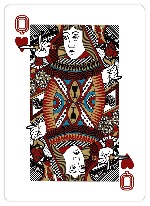 Playing_Cards_by_John_Powell_Queen_of_Hearts