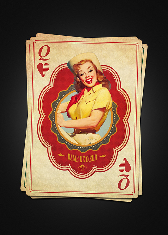 Vintage-French-Playing-Cards-by-Moustafa-Khamis-Queen-of-Hearts