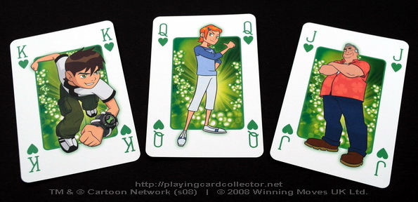 Waddingtons-Ben-10-Playing-Cards-Hearts-Court-Cards