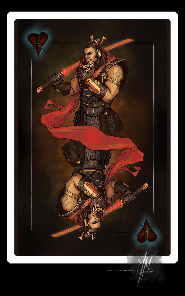 Gamblers Playing Cards by Lily McDonnell: The King of Hearts Gamblers-Playing-Cards-by-Lily-McDonnell-King-of-Hearts