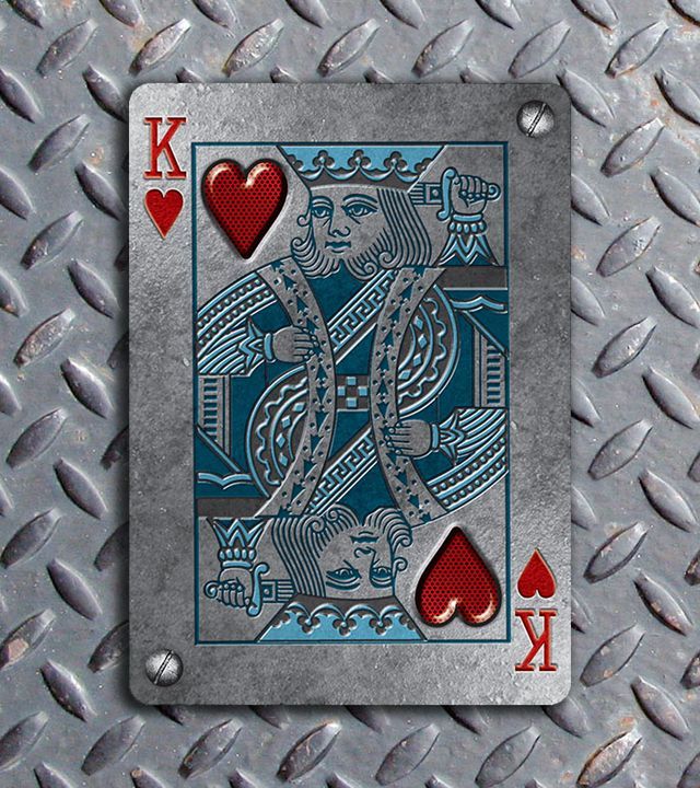 Bicycle-Metal-Deck-King-of-Hearts