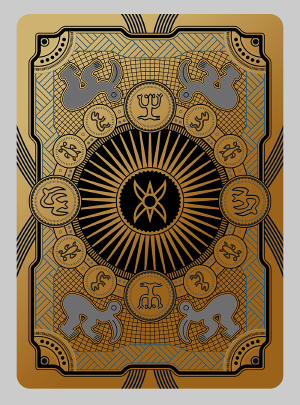 Bicycle-RongoRongo-Deck-Gilded-Back