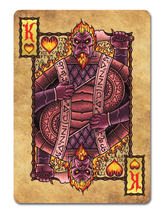 Grimoire-Playing-Cards-Elemental-Magick-King-of-Hearts