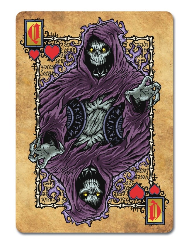 Grimoire-Playing-Cards-Necromancy-Queen-of-Hearts